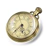 Vintage Pocket Watches for Men with Chains, Analog Pocketwatch for Women Roman No. Gifts for Dad/Grandpa Gifts for Him for Birthday