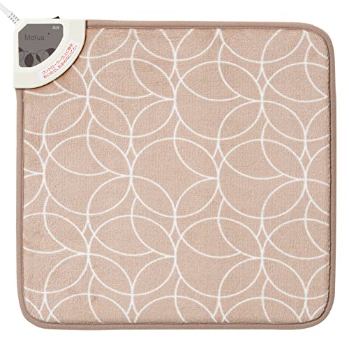 モフア ホットマット 電気マット フランネル ベージュ 40×40cm ふわふわ MPM402CG