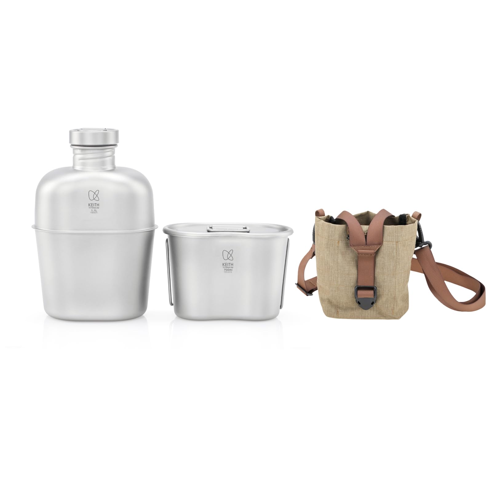 新品　KEITH チタン製軽量ミリタリーケトル 直火調理 ランチボックスポット Amazon.co.jp: KEITH チタン製軽量ミリタリーケトル 直火調理