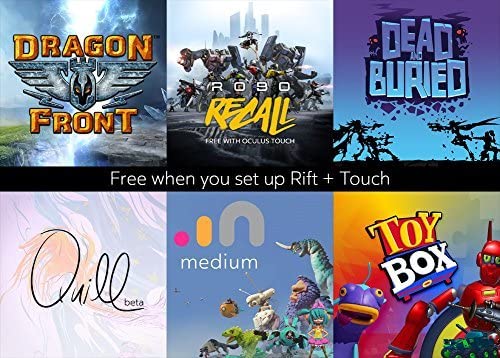 Oculus Rift + Touch Virtual Reality System - Headset / Controllers 301-00095-01 - Image 5
