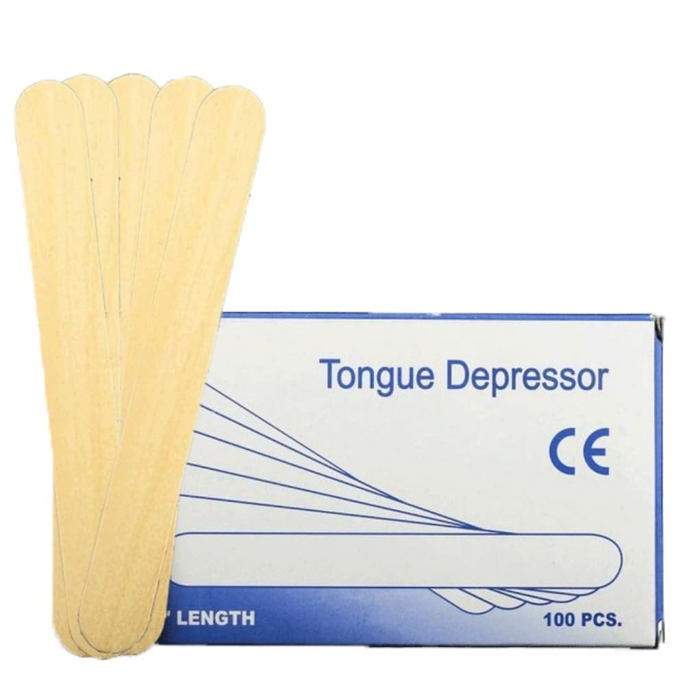PIRU Wooden Wax Sticks Spatulas, Wax Applicators Knife, Wooden Craft Sticks for Waxing,Hair removal and dental tongue depressor (PACK 1/100 PIECES)-image-31
