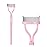 Eyelash Comb Separator MSQ Eyelash Mascara Brush and Comb Lash Separator With Comb Cover Arc Designed Cosmetic Brushes Tool Pink (1PCS)