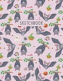  Bat Halloween Sketchbook: Bat Halloween Decorations Aliments Witch Scary SketchBook For Men, Women, Girls, Kids - 8.5x11 100 Pages