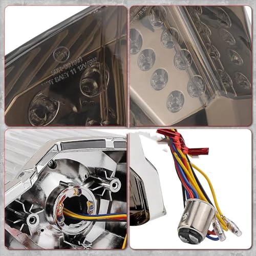 Feu de stop arrière 12V moto XJ6 feu freinage avec lentille transparente FZ6R 2009-2015