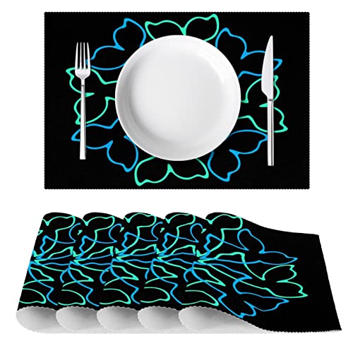 Sets de table dauphin anti-chaleur pour éviter les taches de plat - 3