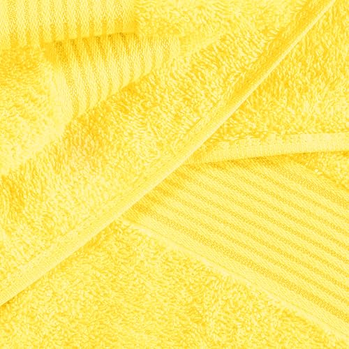 Belizzi Home Ultra Absorbent & Quickdry Cotton Oversized Bath Towel Set for Gym Travel - Yellow
| Belizzi Home Lightweight & Compact Cotton Oversized Bath Towel Set for Camp & Pool - Yellow OEKO-TEX
| Belizzi Home Large Cotton Oversized Bath Towel S