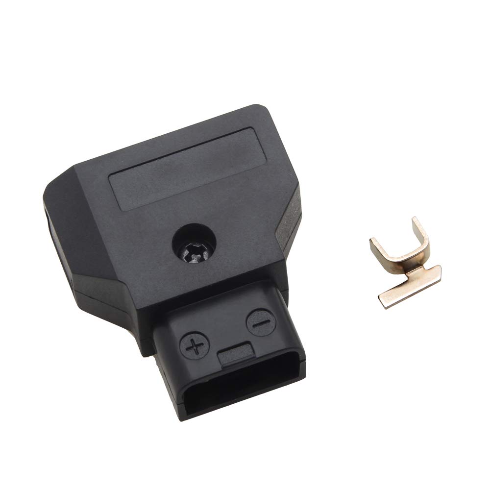 FOTGA D-Tap Male Connector Adapter for Anton Bauer Sony V-Mount Camera Power Battery, for DIY