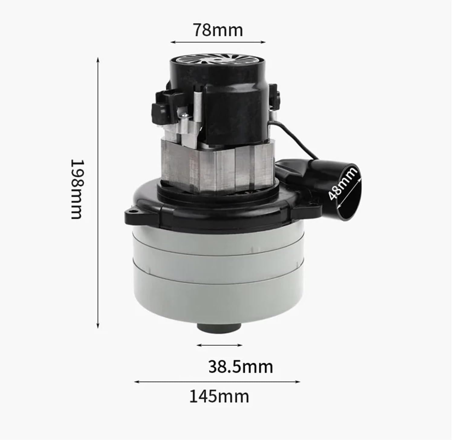 Vacuum Cleaner Three Layer Motor 24V 600W Replacement Parts Dust Station Motor