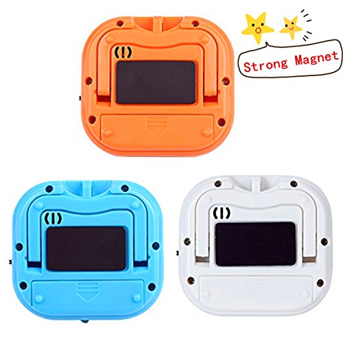 Kitchen Timer Digital Cooking Timers Clock, On/Off Simple Operation, Big Digits, Loud Alarm, Magnetic Backing Stand, Countdown Up Minute Second Timers For Kids Games Exercise Office, Blue, Pink(2Pack) #TOP5