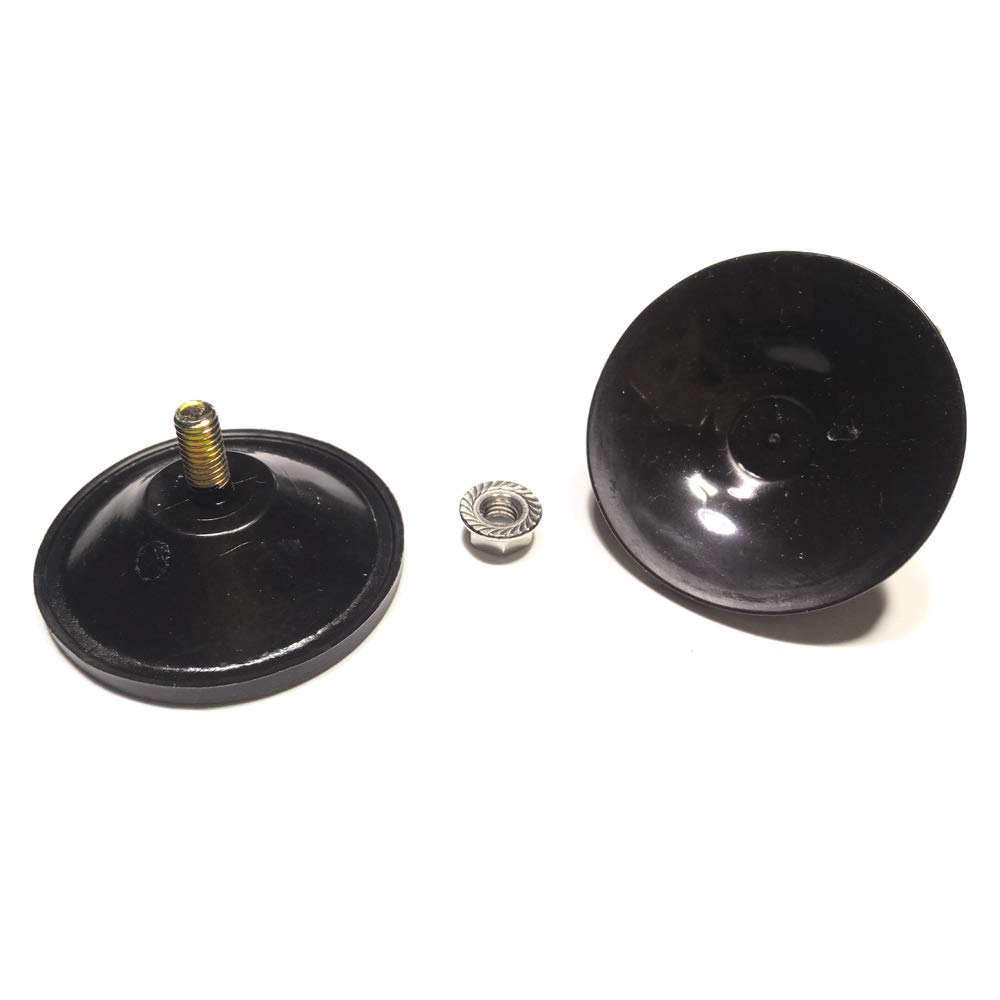 DANXQ M6 - Diametro 5,5 cm Forte bordo ispessito Gancio per ventosa a vite M6 in PVC Con