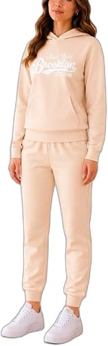 Womens Fleece Hoody Tracksuit Set -Brooklyn