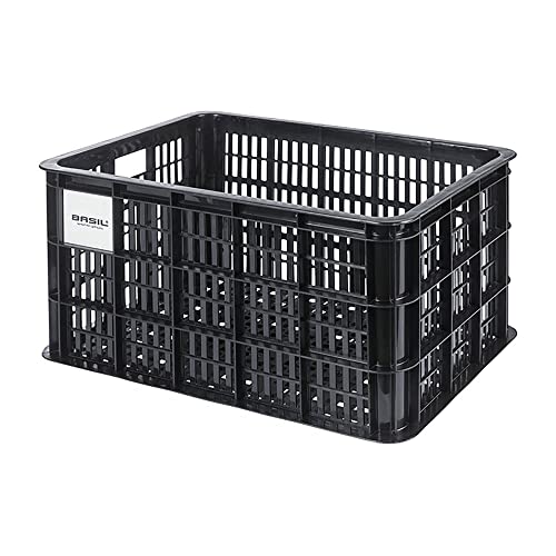 Basil B.V. Crate L MIK Fahrradkaste Schwarz 49.8x39x28.9cm
