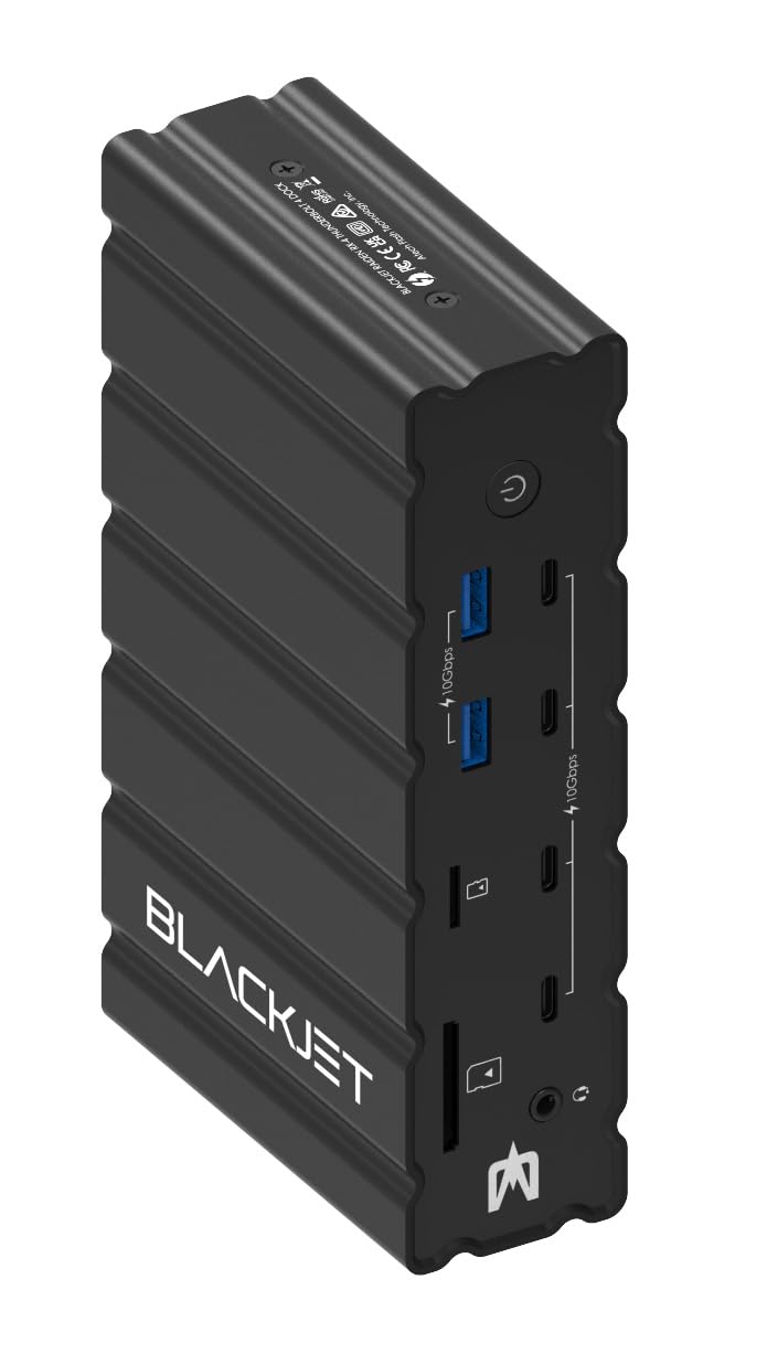 Amazon.com: Blackjet RX-4 Thunderbolt 4 Docking Station – 17-Port