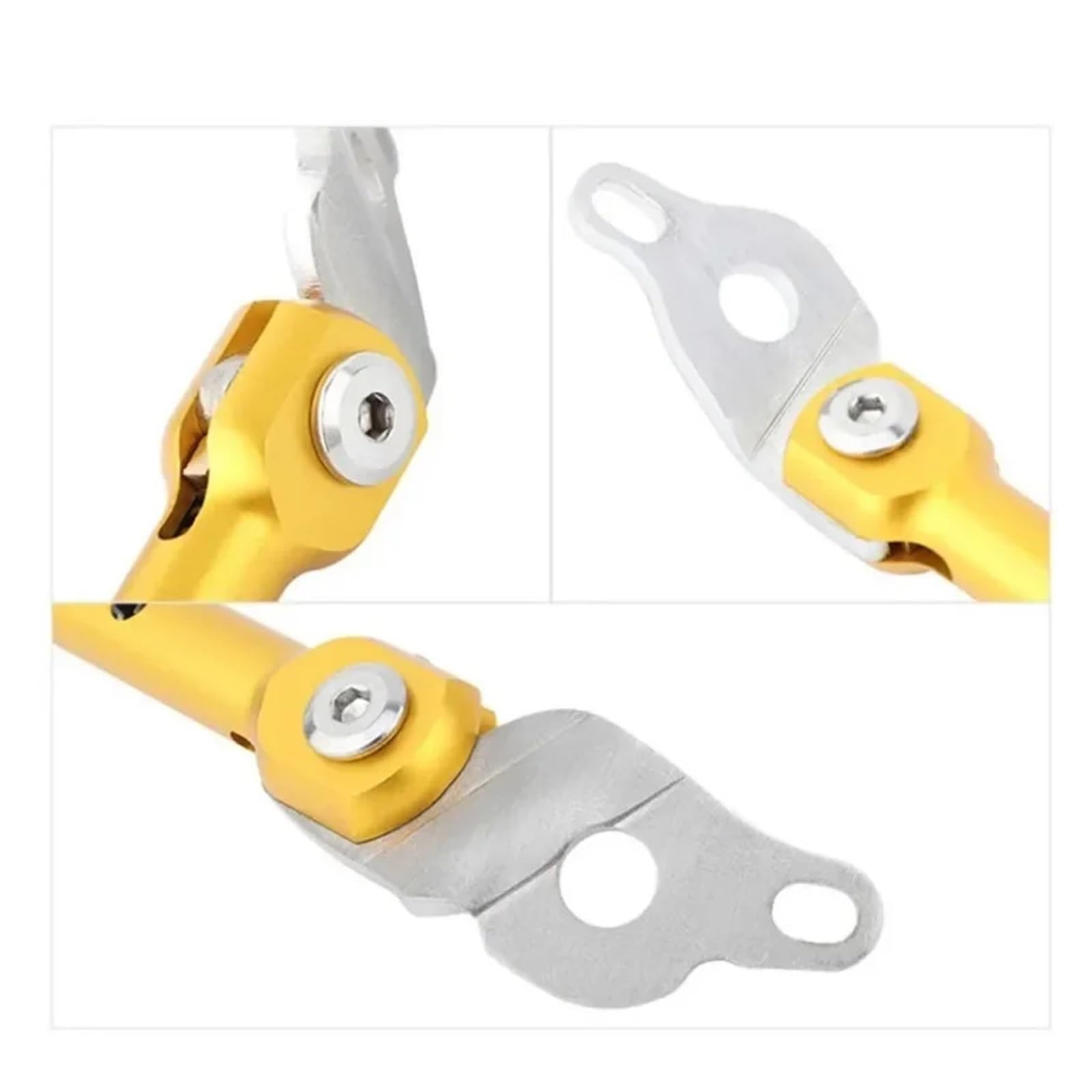 Generico Cavalletto for Bici Pieghevole Antiscivolo da 18/20 Pollici | Compatibilità for 2 3 parti di ciclismo invernale con supporto for gamba singola for bicicletta