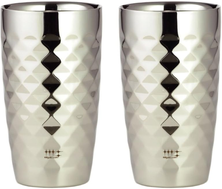 Yoshikawa YJ2829 Beer Cup, 6.4 fl oz (190 ml), Single Bite Beer (Inner Gold Plated Finish), 1 Piece, Polisher's Syndicate Φ2.4 x 4.2 inches (6.1 x 10.7 cm)