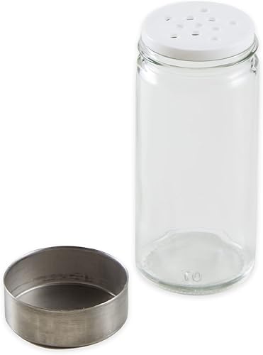 Miniatura 2 de RSVP International Kitchen Storage Collection - Tarros de especias de cristal diseño elegante 3 onzas