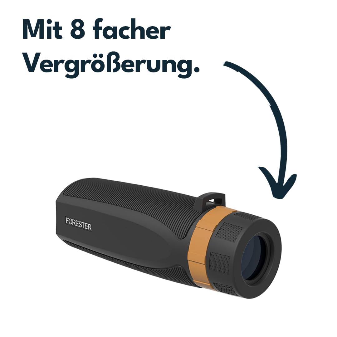 Vector Optics SCMO-03 Forester - Monoculare 8x32 per sport, tempo libero, caccia, campeggio e attività all'aperto