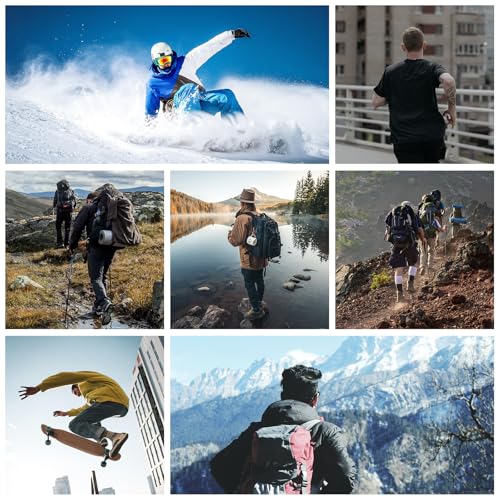 COOVAN Men's Athletic Ankle Socks 12 Pack Mens Cushion Comfort Casual Running Sock Size 10-134