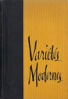 Hardcover Variétés Modernes: Contes, Pièces, Poésies Book