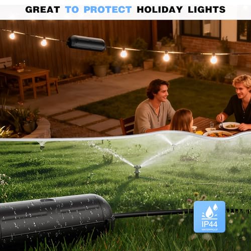 Image of Flemoon Outdoor Extension Cord Cover, IP44 Weatherproof Electrical Box