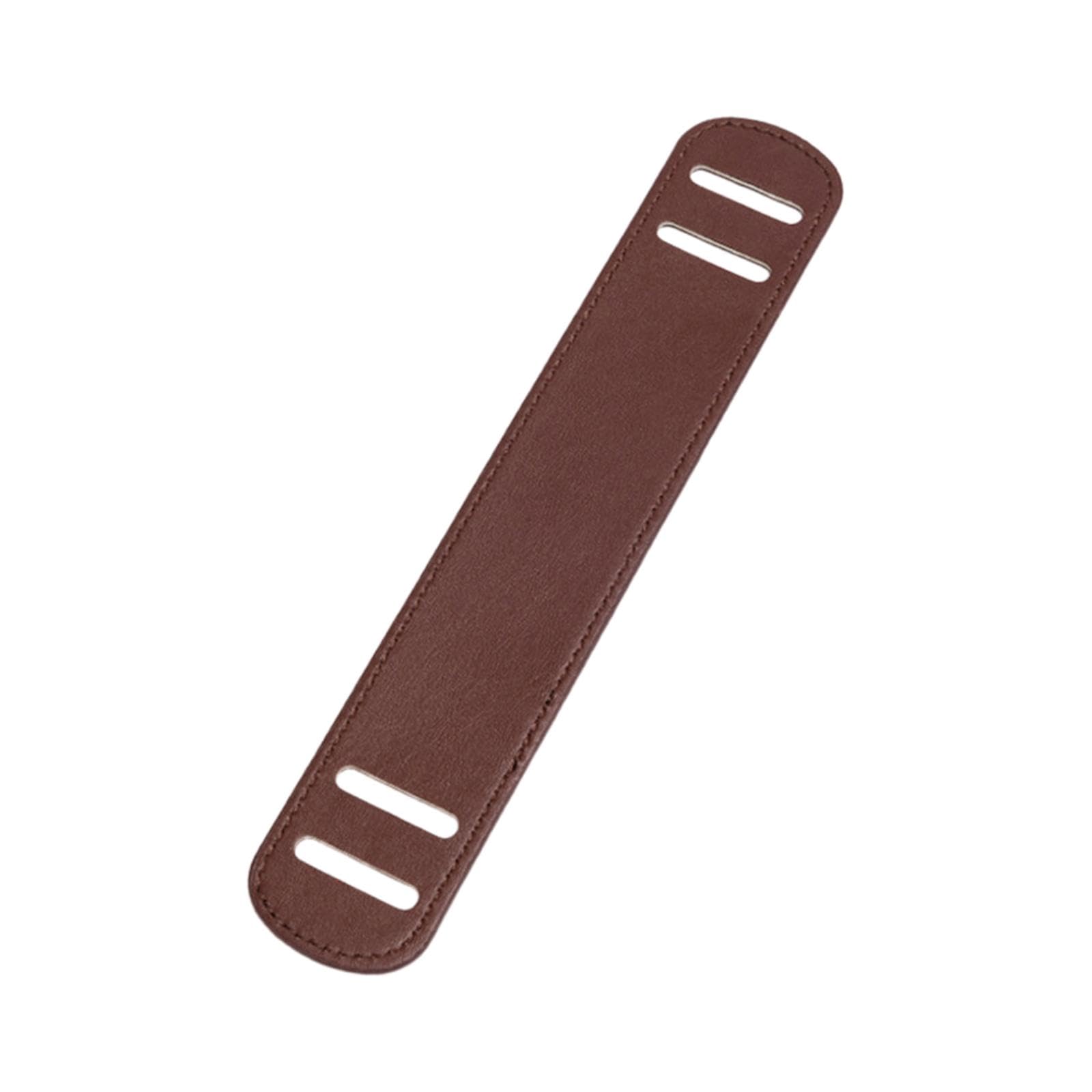 Leather Shoulder Strap Pad Handle Wide Replacement for Tote Satchels Handbag brown L-image-22