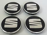 llantas cupra 17 Full Set of Seat 55 mm diameter rueda Center Hub Caps x4 Alloy Wheel Badges Seat Part Number 5 F0601171