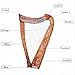 KZA BRAD'S 38 inches big 22 String harp SOLID ROSEWOOD WITH KEY Extra Strings & Carrying case Great for Teenagers