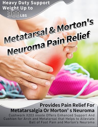 Morton's Neuroma & Metatarsalgia Insoles for Foot Pain, Arch Support & Comfort-D