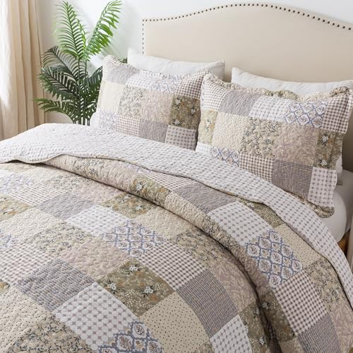 HoneiLife Quilt Set King Size - Lightweight...