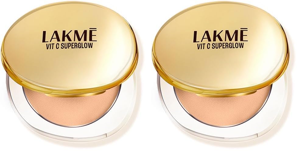 Image of Lakme Superglow Vit C Compact Nude20 8gm (Pack of 2)