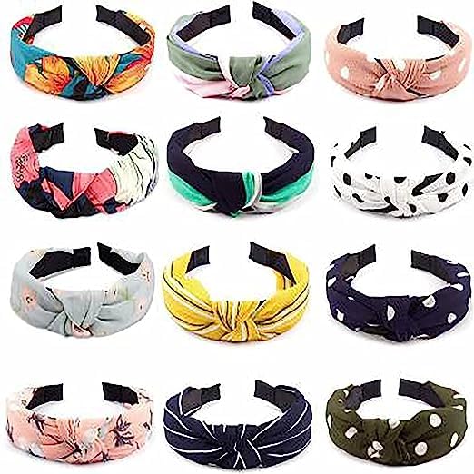 Vidya Fashions Pack of 6pcs, Know Hair Headband, Synthetic Knot Hair Band For Women And Girls,Random color and Design (B0C7N2Q4XR) Amazon Price History, Amazon Price Tracker