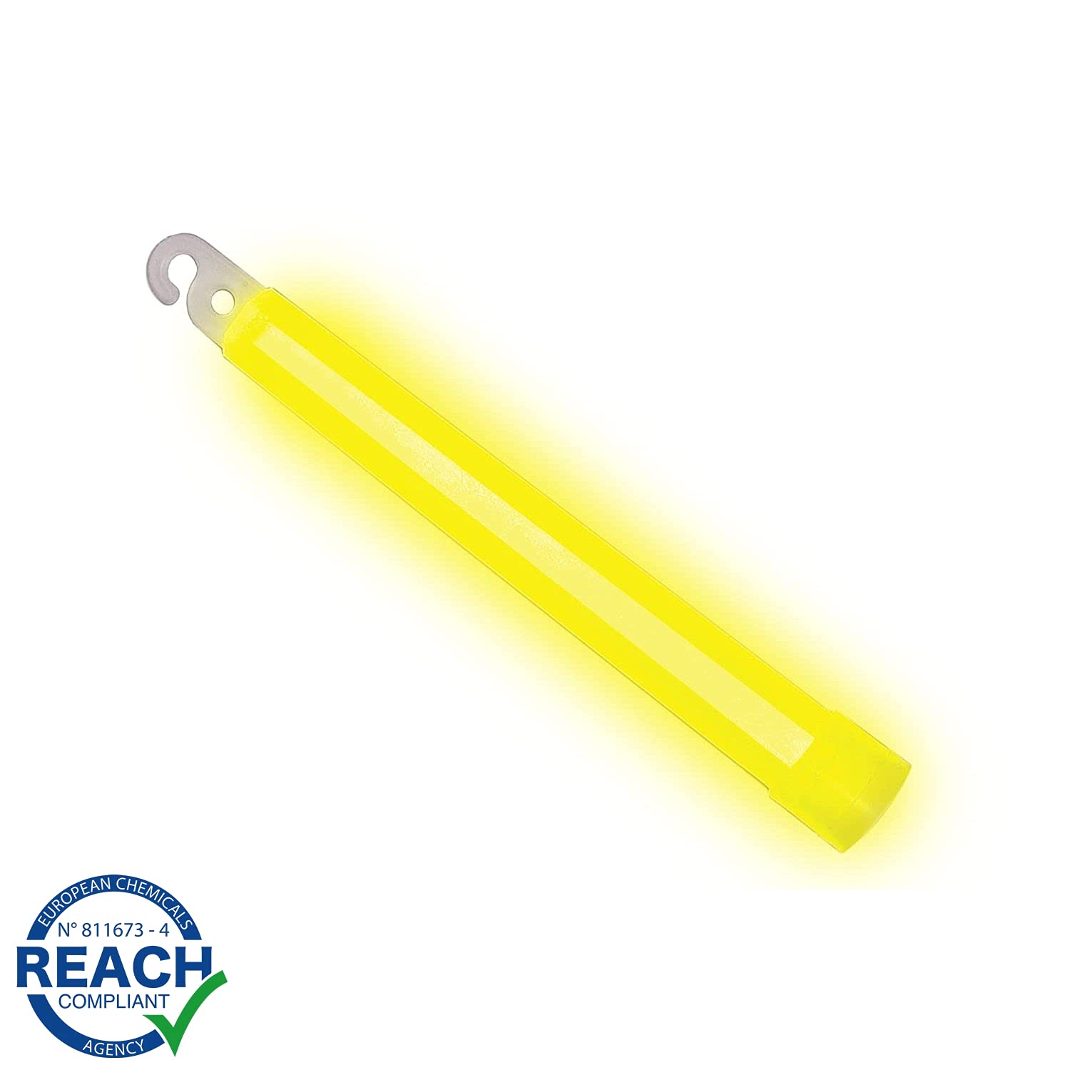 Cyalume Lote De 20 Barras Especial Seguridad Auto / Ocio Compuesto De 10 Barras De Luz Blanca Con Duración De 8 Horas Y 10 Barras De Luz Amarilla Con Duración De 12 Horas Snaplight Glow Sticks 15Cm
