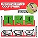 UMDIDLE Portable Golf Hitting Net with Practice Mat – Golf Practice Net with Rubber Tees, Foam Balls, Grip Trainer, Ground Stakes & Carry Bag for Indoor Outdoor Hitting with Noise Reduce Silk Target