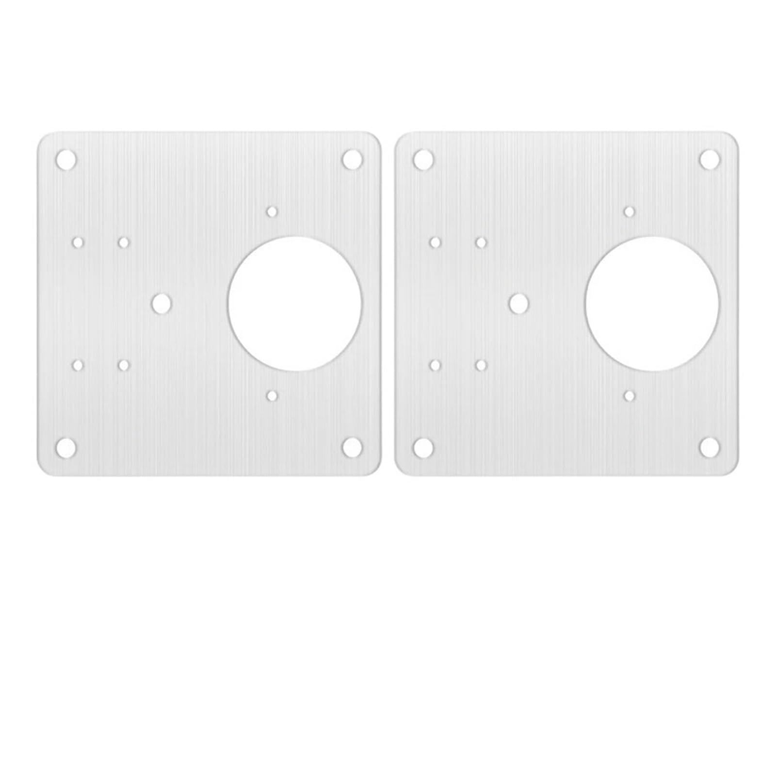 Plaque de réparation de charnière d'armoire en acier inox kit fixation durable