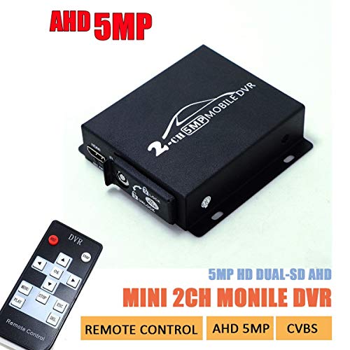 2CH Mini AHD DVR Mobile DVR HD 5MP 2 Channel SD DVR