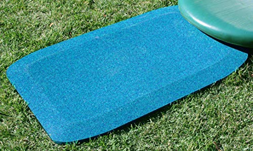 KidWise 1.5 Inch Fanny Pads - The Original Wear Mat - Blue Rubber Safety Mats (Set of 2)