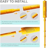 Vista 6 de Palos minerales de filtro interno de spa OBMAO para cartucho de filtro de tina de hidromasaje con 4 meses de vida útil universal para piscina y tina