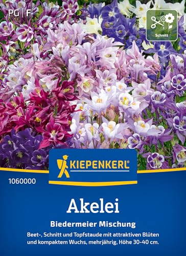 Kiepenkerl Akeleisamen Biedermeier Mischung 1060000 – Beet-, Schnitt- und Topfstaude mit...