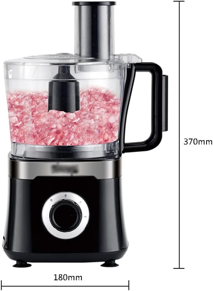 Food Processor 2 In 1 800W SS Blade Household Kitchen Electric Multifunctional Chopper Cutter Meat Grinder