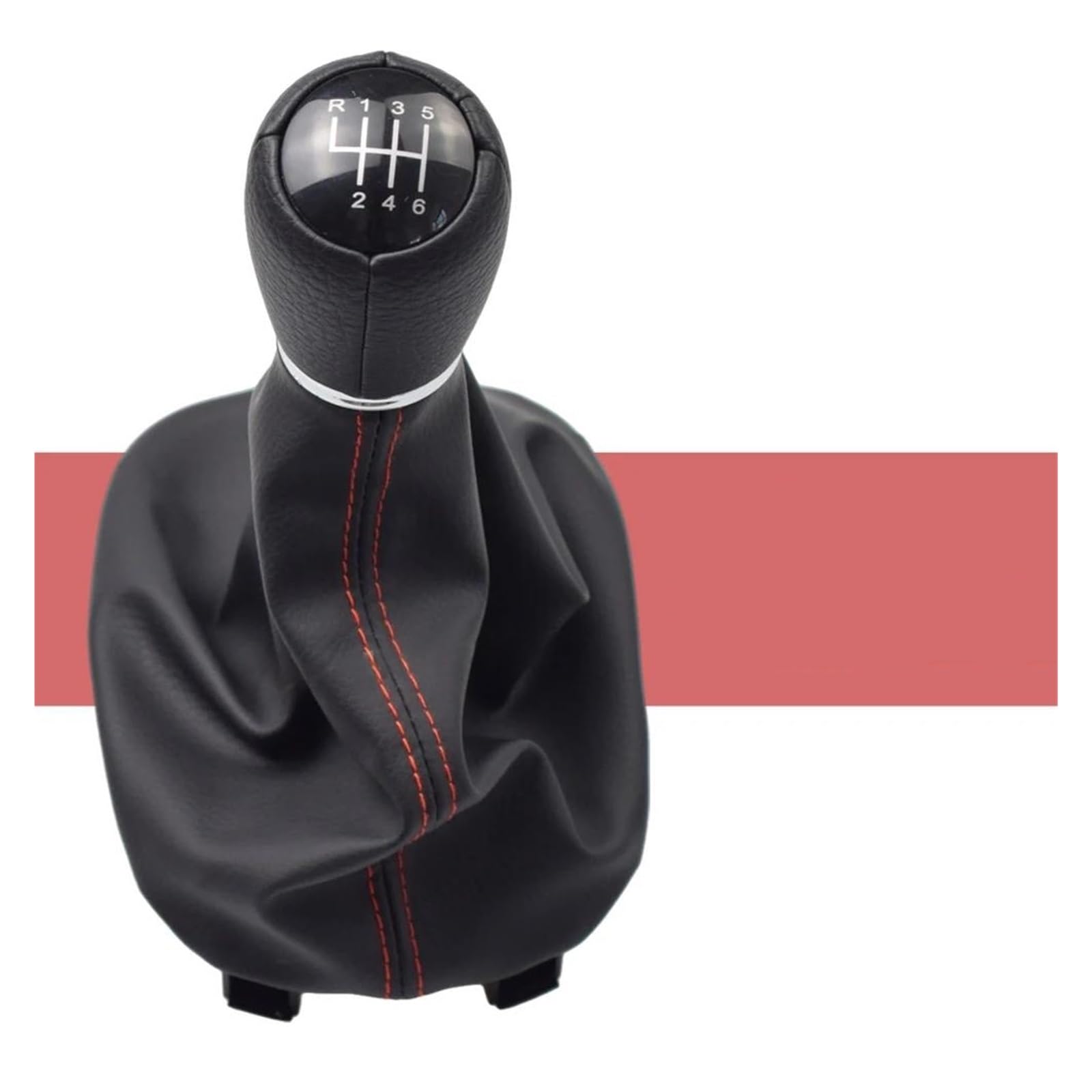 Uifcog For 6 Speed Gear Shifter Knob For Seat For Leon 1M1 2002-2006 5/6 Speed 12Mm Car Gear Shift Knob Interior Decorate(For 6 Speed)