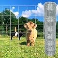 RXWJZP Farm Fence, 3ft X 164ft Wire Fence, Goat Cattle Deer Livestock Fence, Galvanized Woven Hog Wire Fencing,Fencing for Yard and Animals Protection