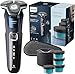 Produktbild Philips Shaver Series 5000  Elektrischer Nass- und Trockenrasierer für Herren mit ausklappbarem Trimmer, Reinigungsstation, 4 Reinigungskartuschen & Reiseetui (Modell S5885/69)