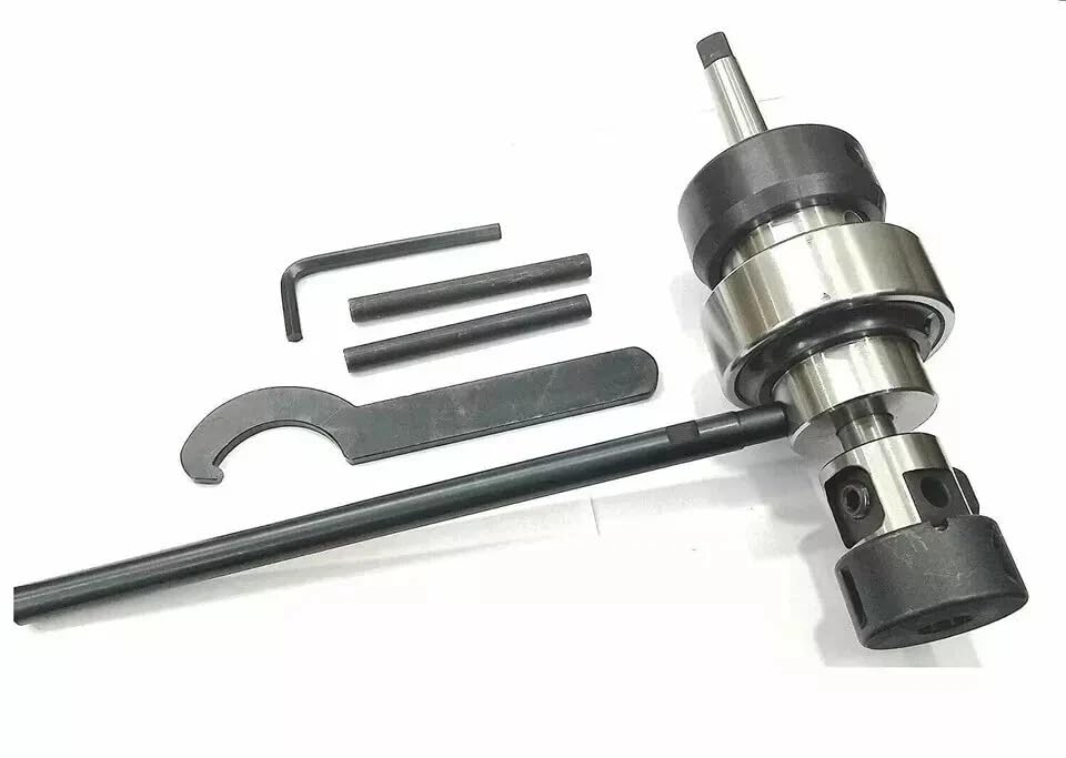 TUF - Precision Quality Reversible Tapping Attachment M3-M12 MT2 Shank | Self-Reversing Tapping Head | Adjustable Torque Clutch | Morse Taper MT2 | for Pillar Drill & Milling Machine