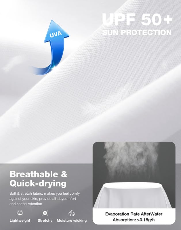Image of Men's Sun Protection Long Sleeve Shirts UPF 50+