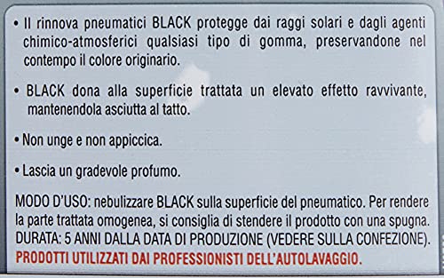 Mafra H0494, zwart 3Plus, bandenvernieuwing en gepolijste spray, autopneumatische bescherming, niet vettig en zonder markeringen, 500 ml, meerdere kleuren, L - Image 5