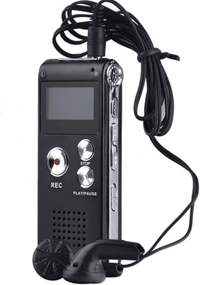 TEAMWILL Paranormal Ghost Hunting Equipment Digital EVP Voice Activated Recorder USB New (64GB Black)