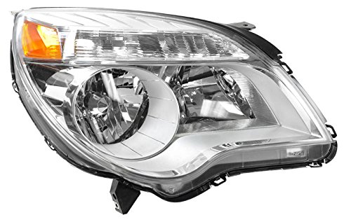 Image of TRQ Passenger Side Headlight Assembly Compatible with 2010-2015 Chevrolet Equinox L LT LS GM2503338