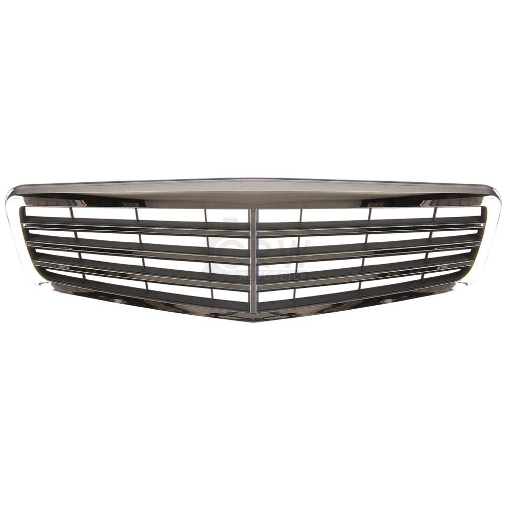 Kühlergrill Vorne Für Mercedes W204 (ab 2007) – Chrom, Von TYC, Einfache Montage