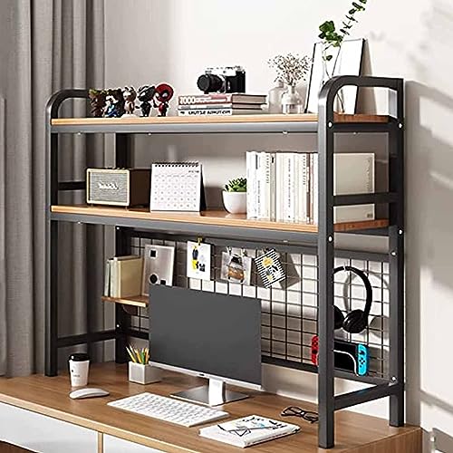 ✿【Materiale di alta qualità】: questo organizer per scaffali da scrivania è realizzato in metallo e pannelli ad alta densità, che ha un aspetto industriale accattivante e può adattarsi facilmente a diversi stili di stanza.
