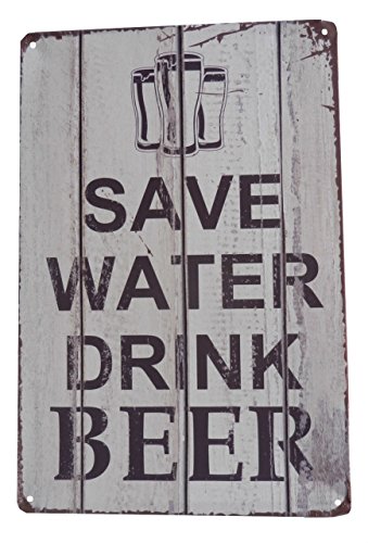 Strosportsandtech Beer Alcohol Drinking Funny Tin Sign Bar Pub Diner Cafe Wall Decor Home Decor Art Poster Retro Vintage